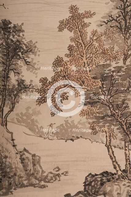 Dreaming at the water's edge, 1951. Creator: Wu Sidan.