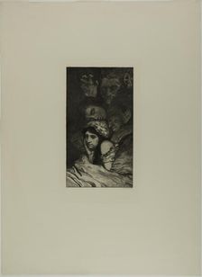 Dreams, plate three from A Life, 1884. Creator: Max Klinger