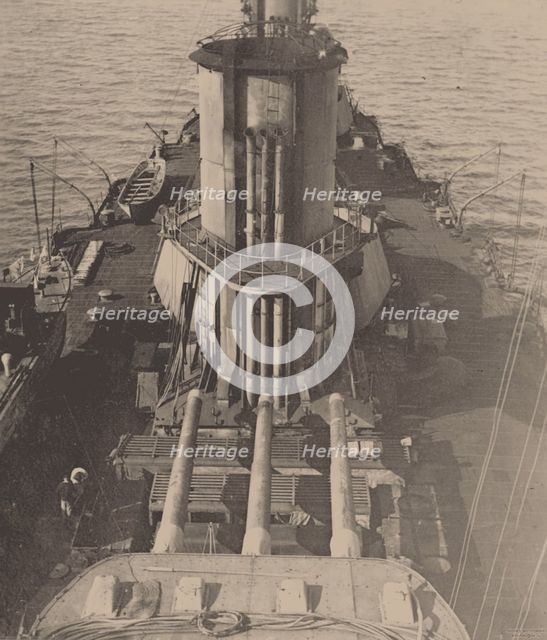 Dreadnought Imperator Aleksandr III in Bizerte, 1920, 1920. Creator: Anonymous.