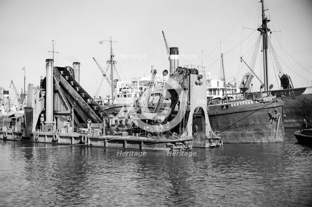 Dredger, Tilbury Docks, Tilbury, Essex, c1945-c1965. Artist: SW Rawlings