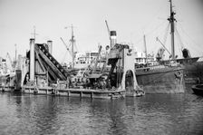 Dredger, Tilbury Docks, Tilbury, Essex, c1945-c1965. Artist: SW Rawlings