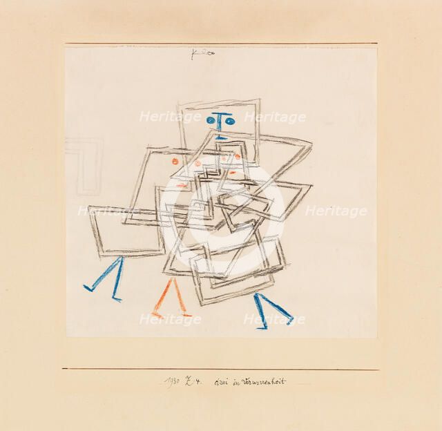 Drei in Verworrenheit, 1930. Creator: Klee, Paul (1879-1940).