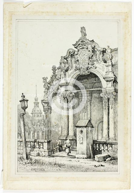 Dresden, 1833. Creator: Samuel Prout.