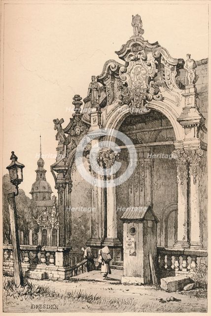 'Dresden', c1820 (1915). Artist: Samuel Prout.