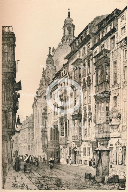 'Dresden', c1820 (1915). Artist: Samuel Prout.