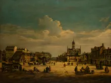 Dresden Neustadt with a View Towards the North, after 1750. Creator: Unknown
