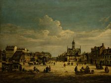 Dresden Neustadt with a View Towards the North, after 1750. Creator: Unknown