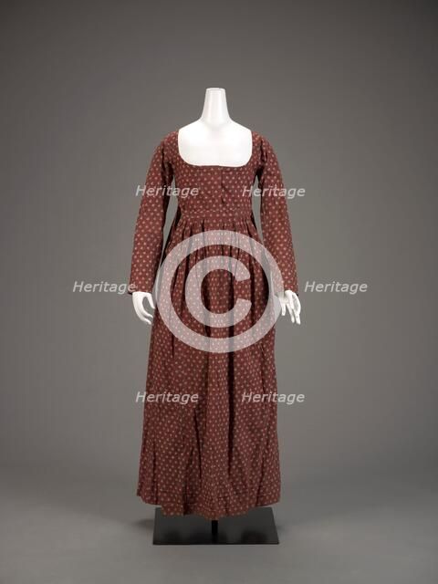 Dress, 1780s-1790s. Creator: Unknown.