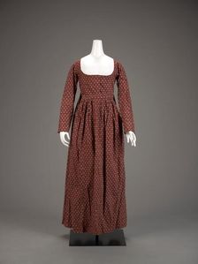 Dress, 1780s-1790s. Creator: Unknown