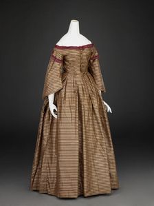 Dress, 1860s. Creator: Unknown