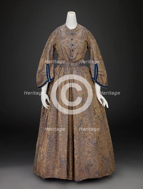 Dress, 1860s. Creator: Unknown.