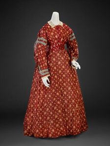 Dress, 1860s. Creator: Unknown
