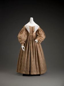 Dress, 1830's. Creator: Unknown