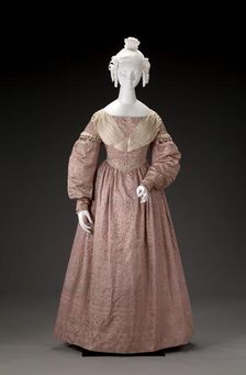 Dress, 1837. Creator: Unknown