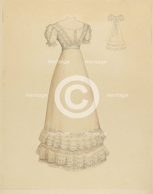 Dress, 1940. Creator: Dorothy Gernon.