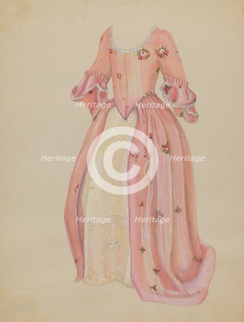 Dress, 1935/1942. Creator: Charles Criswell.