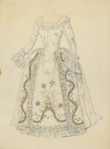 Dress, 1935/1942. Creator: Charlotte Winter