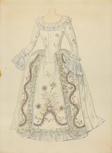 Dress, 1935/1942. Creator: Charlotte Winter