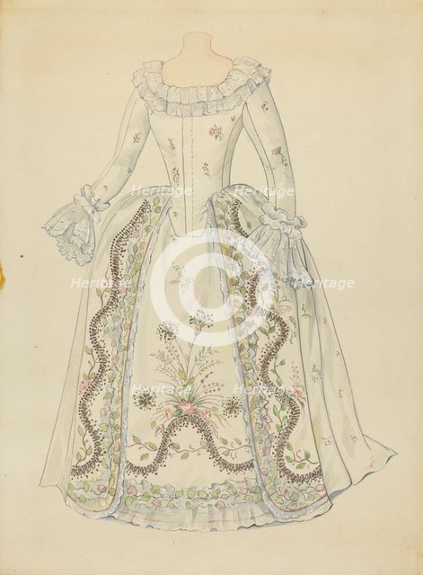 Dress, 1935/1942. Creator: Charlotte Winter.