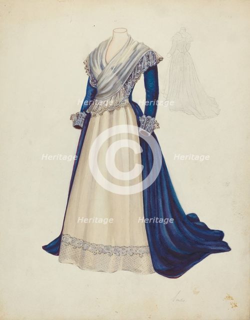 Dress, 1935/1942. Creator: Arthur Sander.