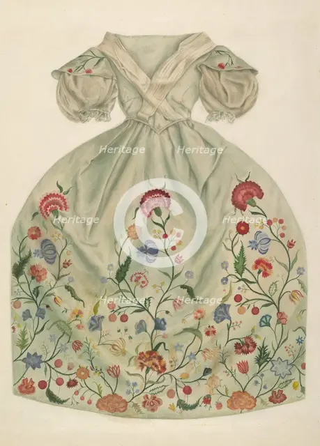 Dress, 1935/1942. Creator: Betty Fuerst.