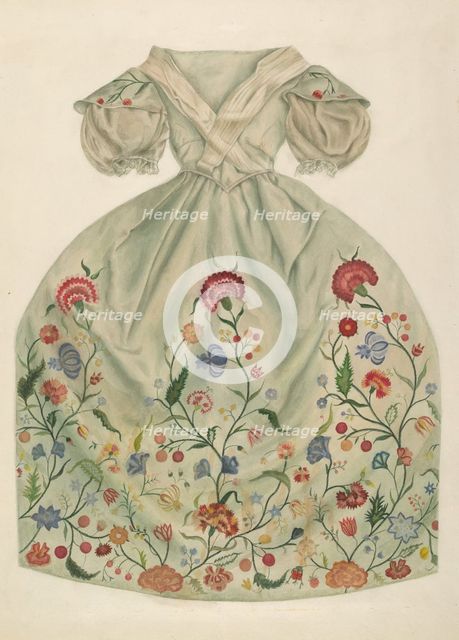 Dress, 1935/1942. Creator: Betty Fuerst.