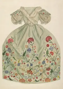 Dress, 1935/1942. Creator: Betty Fuerst