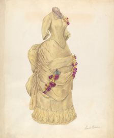 Dress, 1935/1942. Creator: Bessie Forman