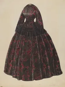 Dress, 1935/1942. Creator: Bessie Forman