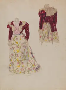 Dress, 1935/1942. Creator: George B. Wally