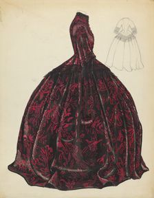 Dress, 1935/1942. Creator: Dorothy Gernon