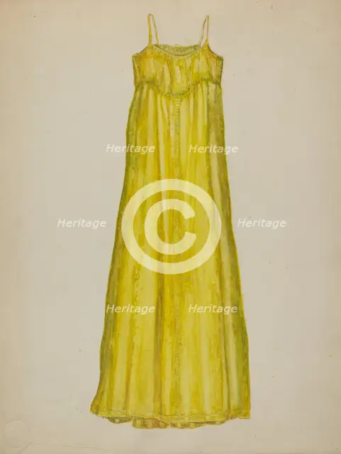 Dress, 1935/1942. Creator: Edna C. Rex.