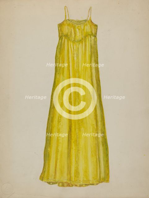 Dress, 1935/1942. Creator: Edna C. Rex.