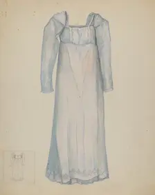 Dress, 1935/1942. Creator: Edna C. Rex