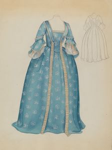 Dress, 1935/1942. Creator: Esther Hansen