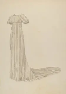 Dress, 1935/1942. Creator: Henry De Wolfe