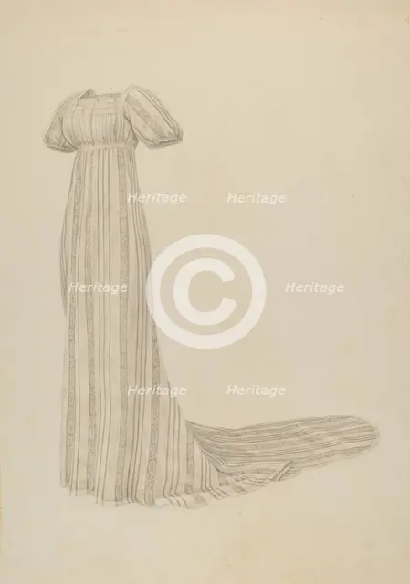 Dress, 1935/1942. Creator: Henry De Wolfe.