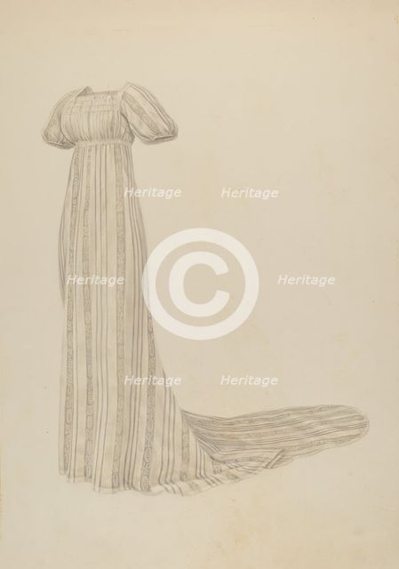 Dress, 1935/1942. Creator: Henry De Wolfe.