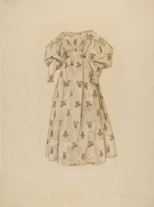 Dress, 1935/1942. Creator: Irene Lawson