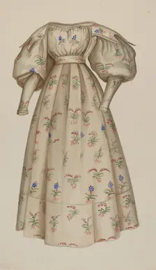Dress, 1935/1942. Creator: Irene Lawson