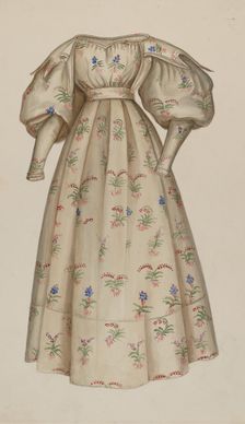 Dress, 1935/1942. Creator: Irene Lawson