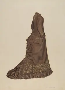 Dress, 1935/1942. Creator: Irene Lawson