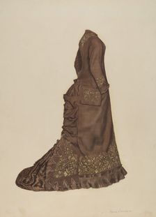 Dress, 1935/1942. Creator: Irene Lawson