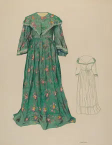 Dress, 1935/1942. Creator: J. Herman McCollum