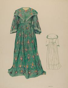 Dress, 1935/1942. Creator: J. Herman McCollum