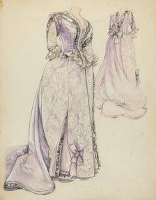 Dress, 1935/1942. Creator: Jean Gordon