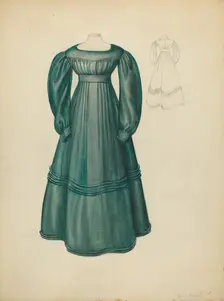 Dress, 1935/1942. Creator: Jean Peszel