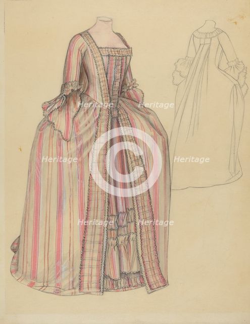 Dress, 1935/1942. Creator: Jean Peszel.