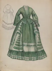 Dress, 1935/1942. Creator: Jessie M. Benge