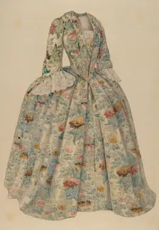 Dress, 1935/1942. Creator: Julie C Brush